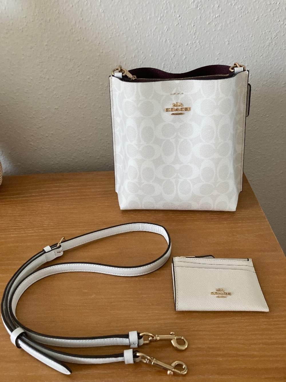 Coach Small Town Bucket Bag and Coach Wallet